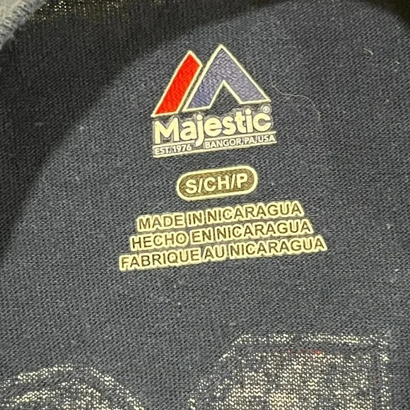 🍀 2/$22 Boston Red Sox Sandoval Blue Red T Shirt Mens size small - Picture 3 of 6